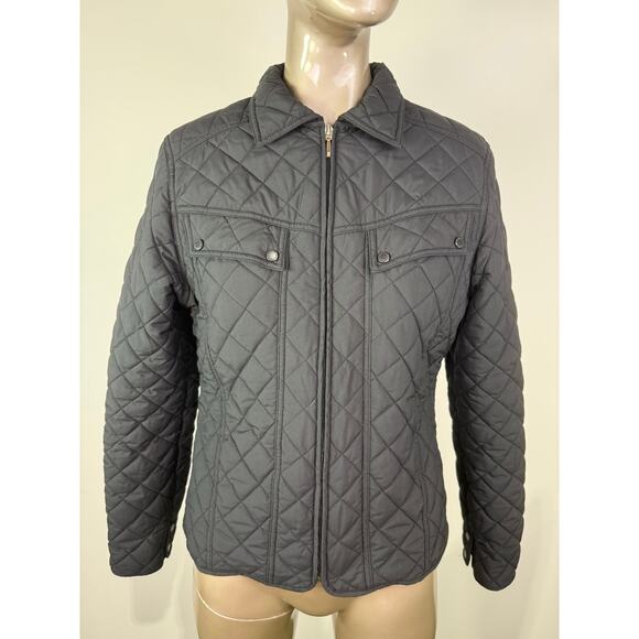 Tommy Hilfiger Golf Black Quilted Jacket - Picture 1 of 11